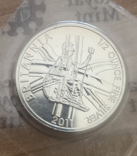 Großbritannien silber oz - silber, 1/2