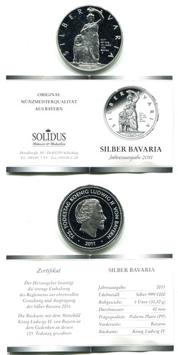 Silber bavaria 2011 - 2011, "ludwig