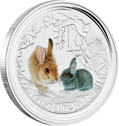 Silber lunar 2011 hase - 2011,