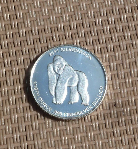 999 silbermedaille - 1/10, oz